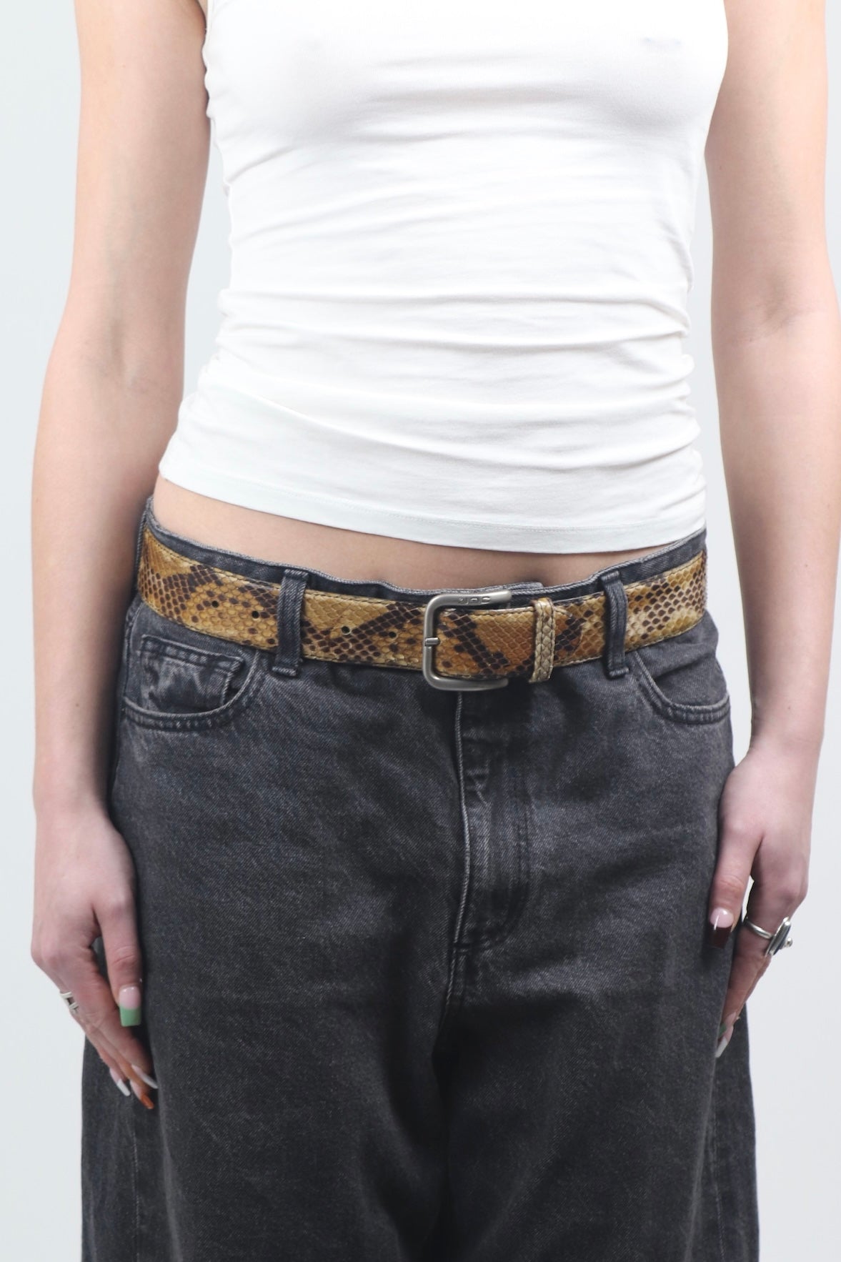 JDC Python Skin Belt