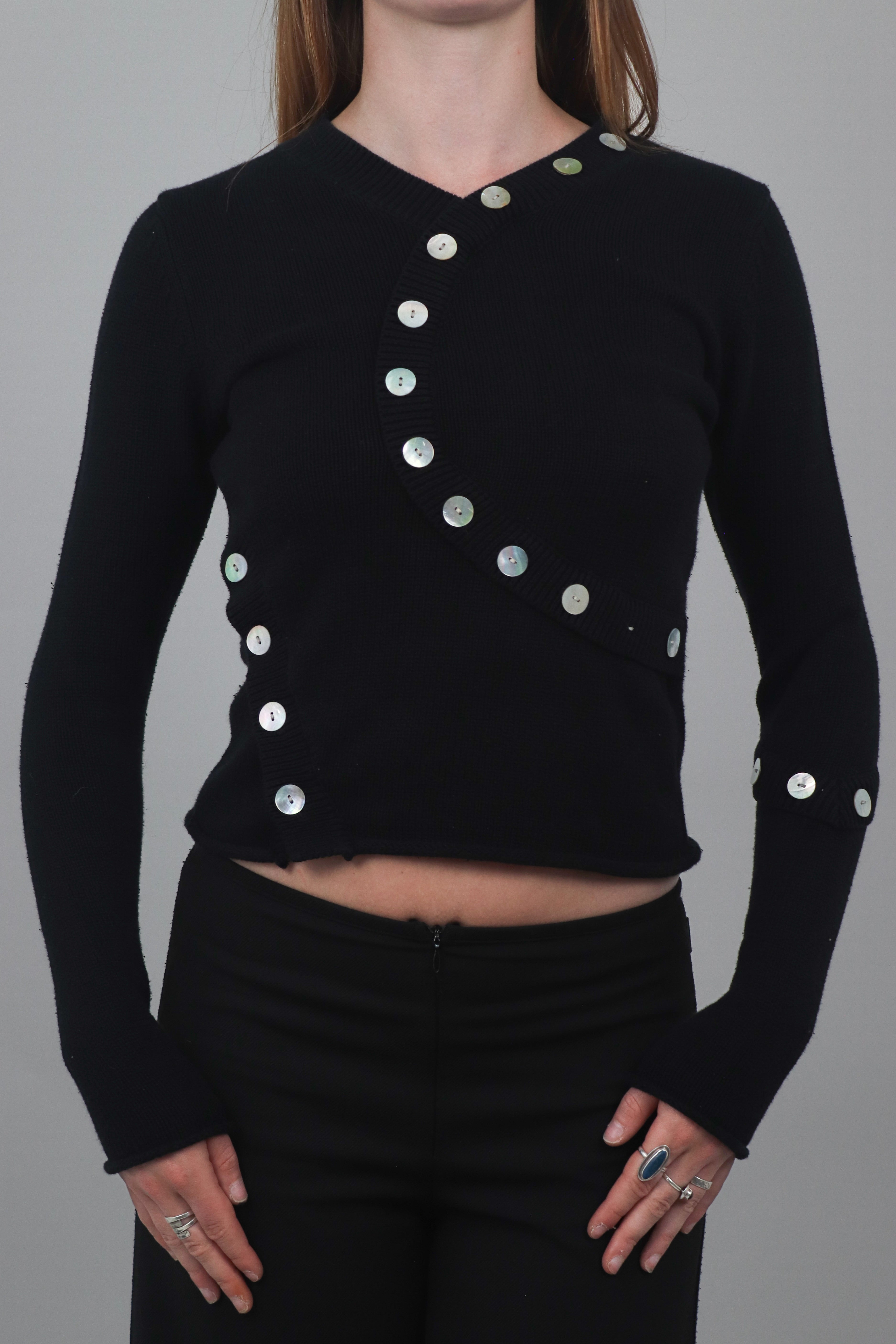 Promod Asymmetric Button Jumper