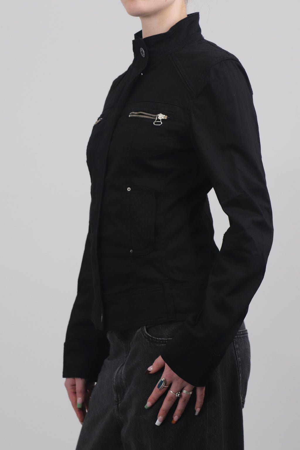 TRF Zip Up Fitted Jacket