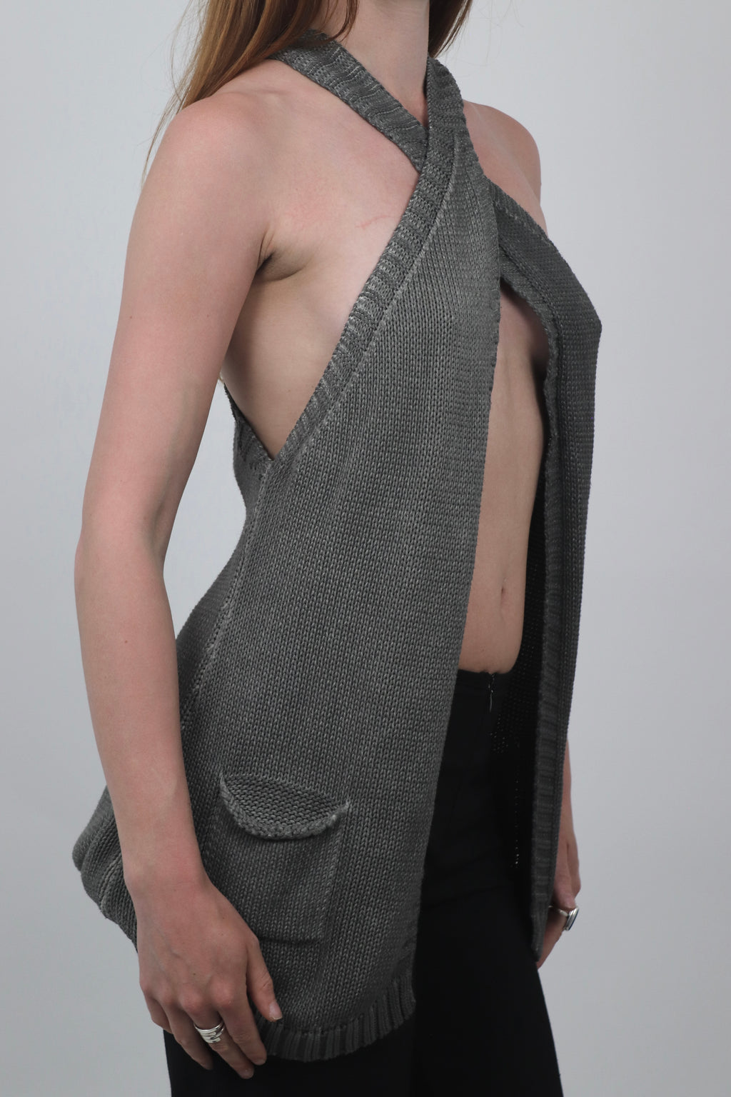 Cop Copine Knit Crossover Gilet