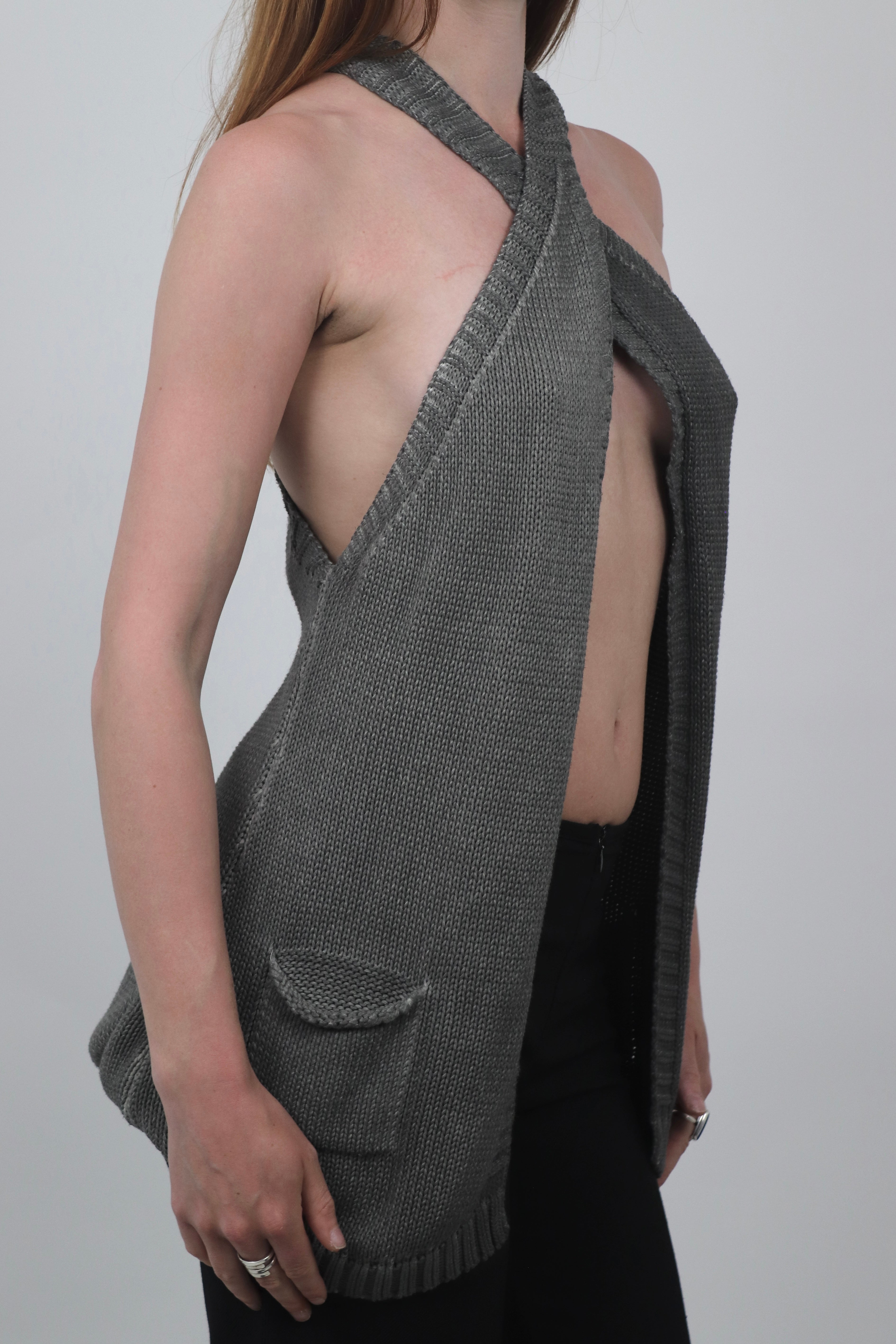 Cop Copine Knit Crossover Gilet