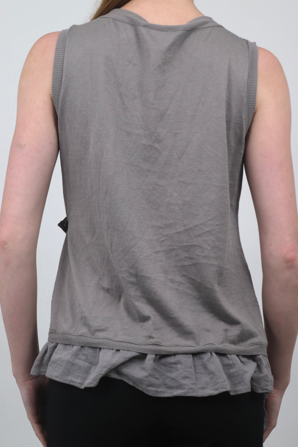Oroblu Grey Wrap Top