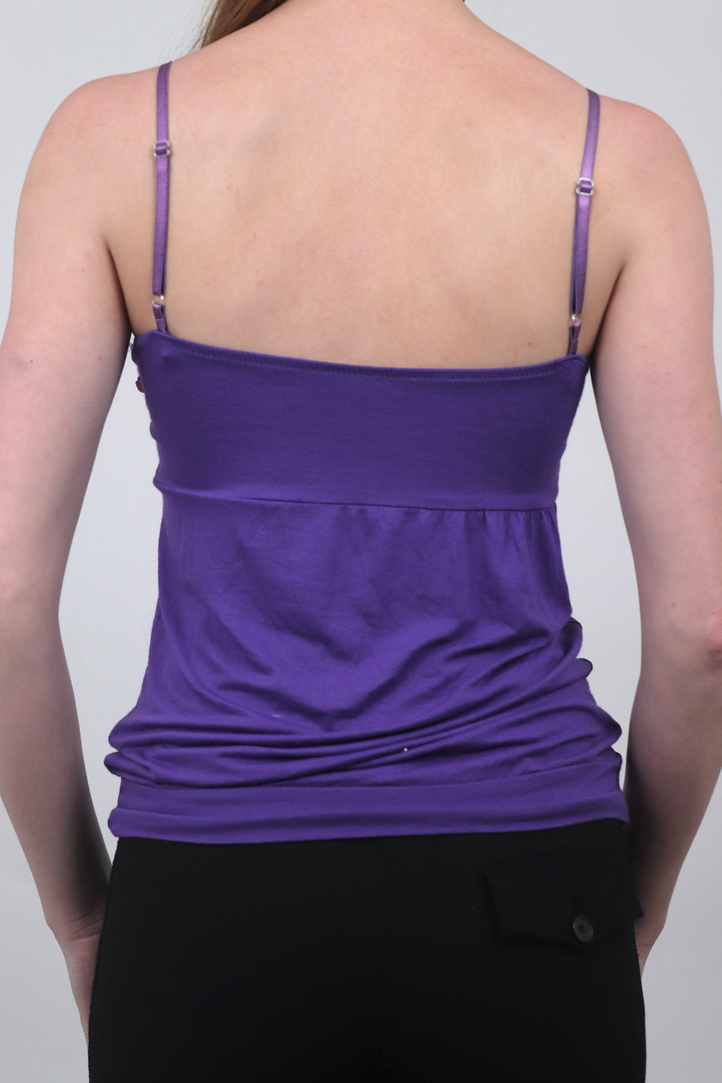 Purple Sequin Cami Top