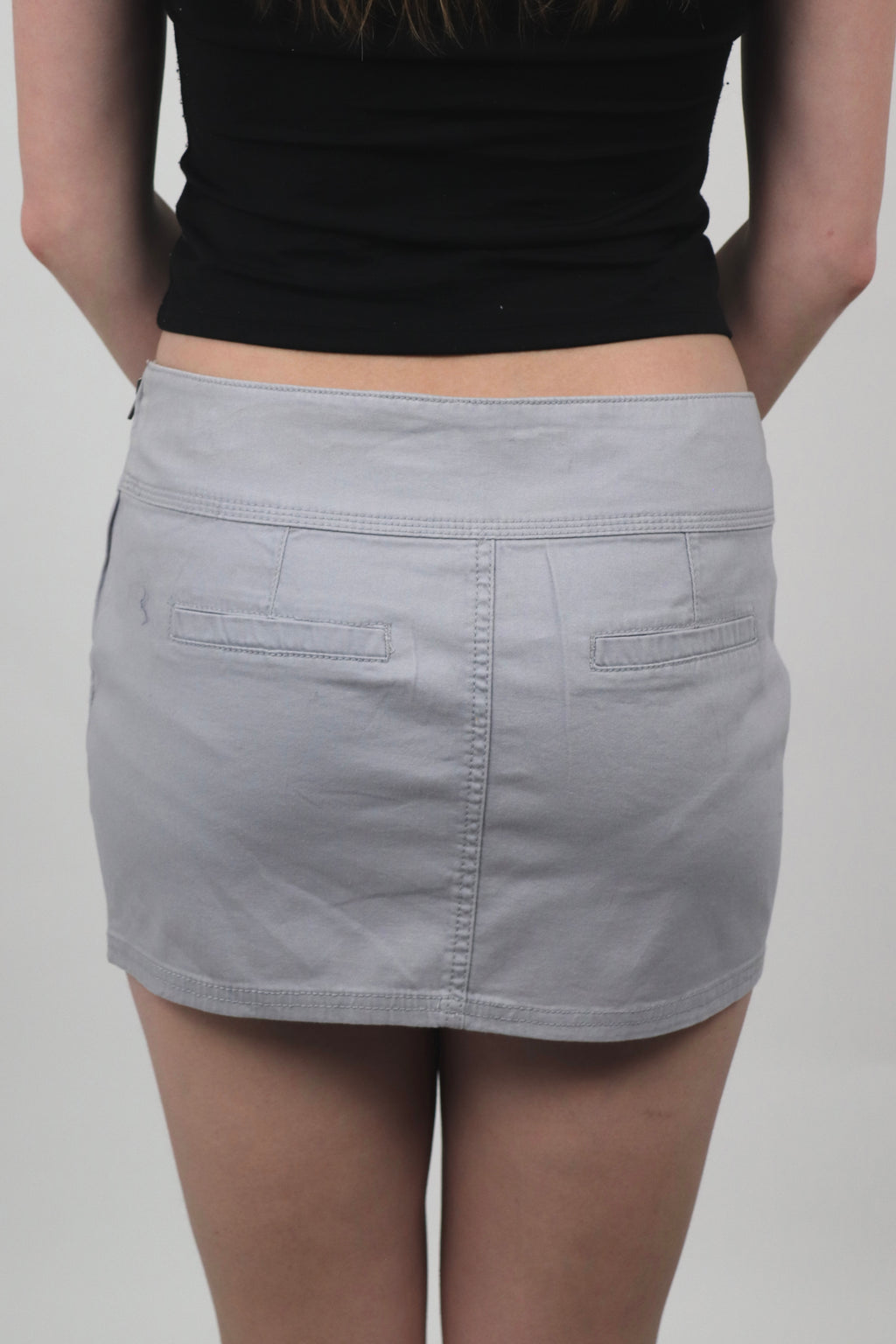 Terranova Grey Bow Mini Skirt