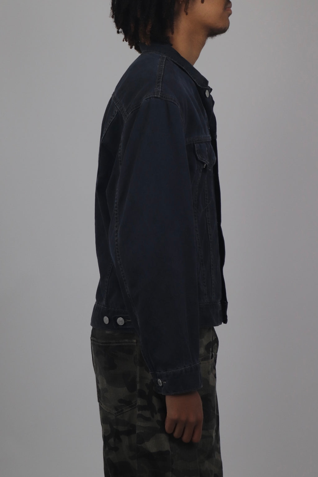 Levi’s Navy Boxy Fit Trucker Jacket