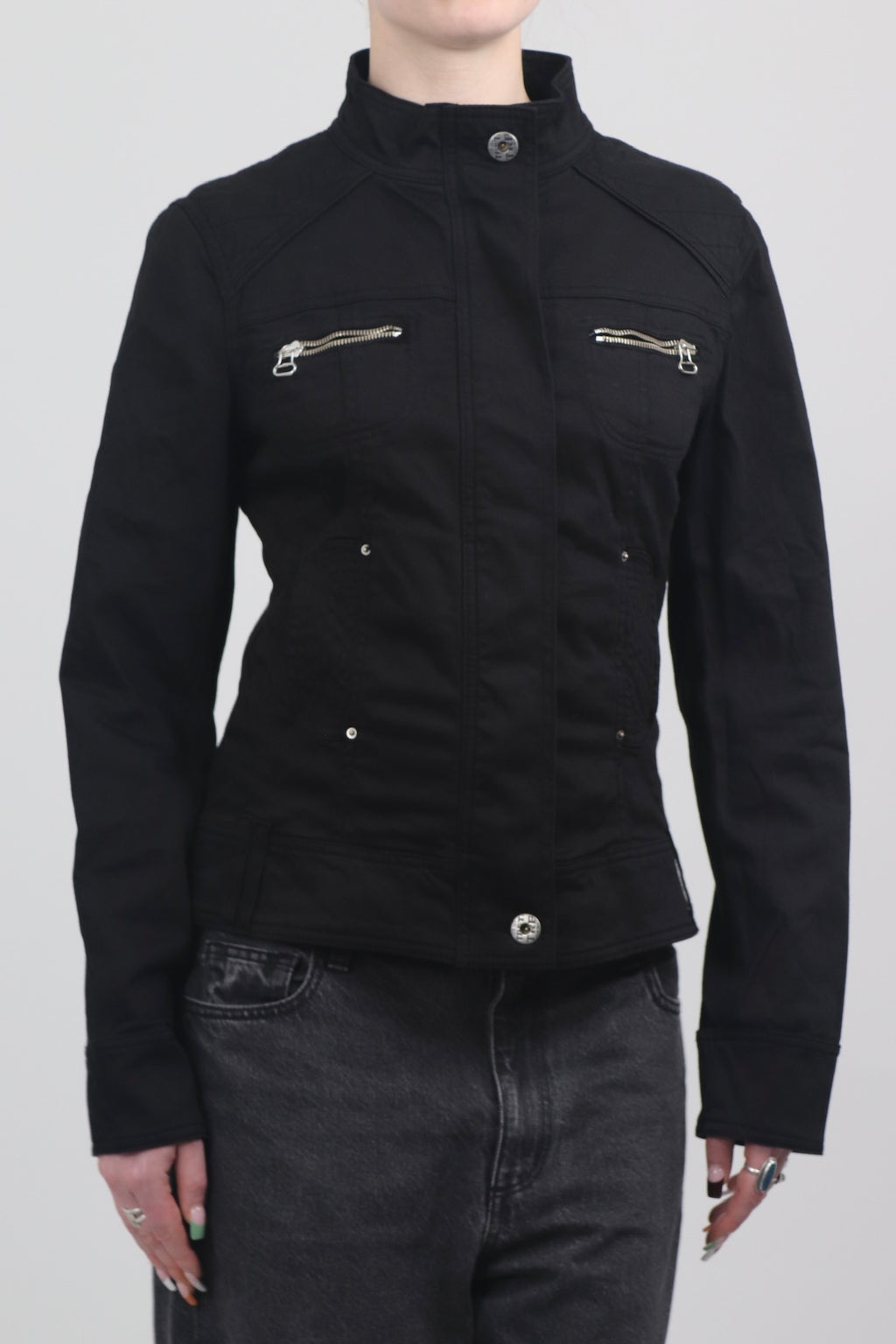 TRF Zip Up Fitted Jacket