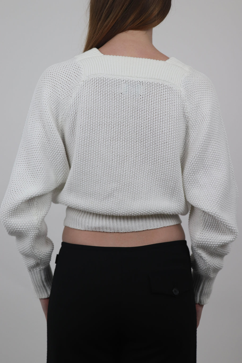 Benetton Cropped Batwing Cardigan