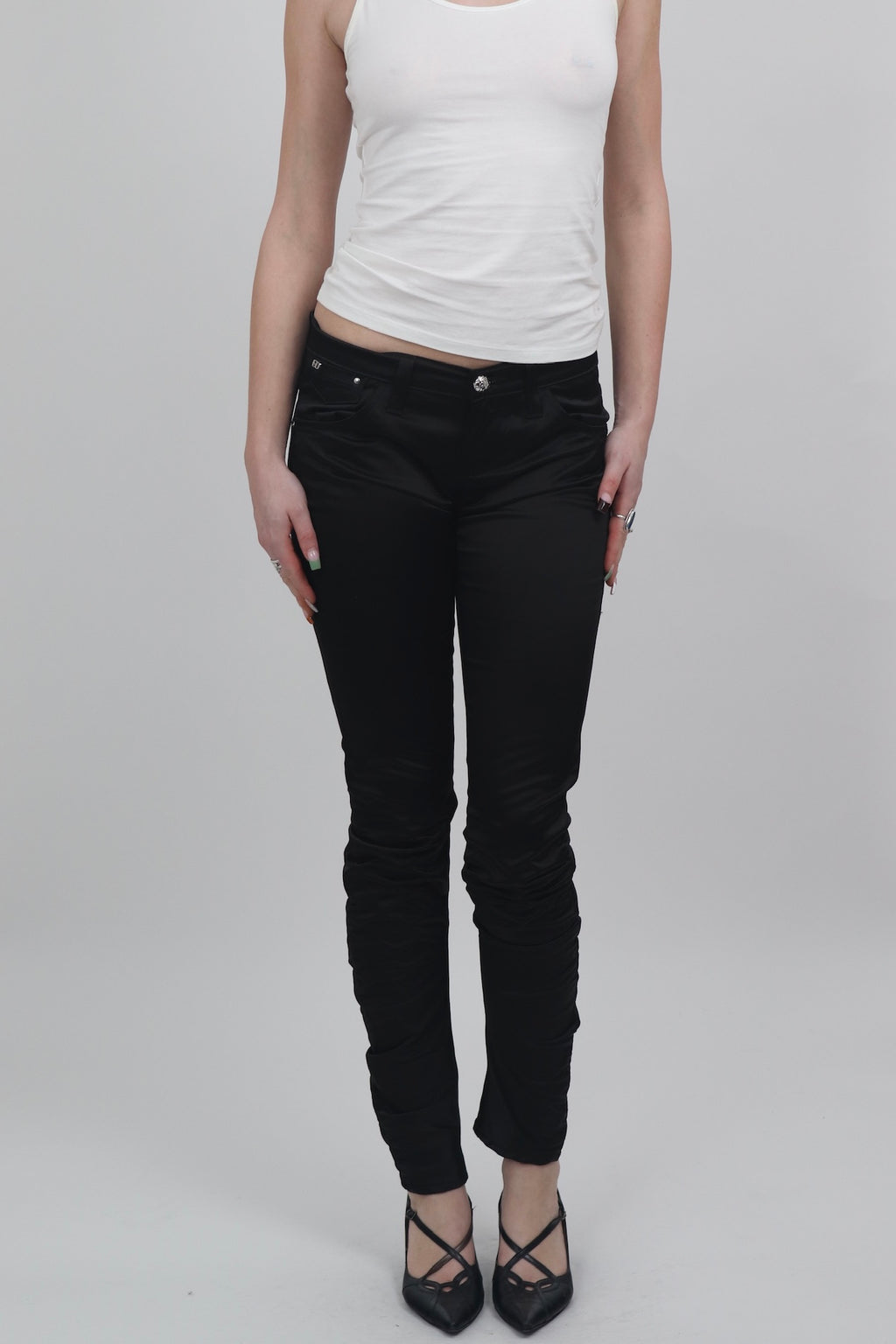 Miss Sixty Ruched Slim Fit Trousers