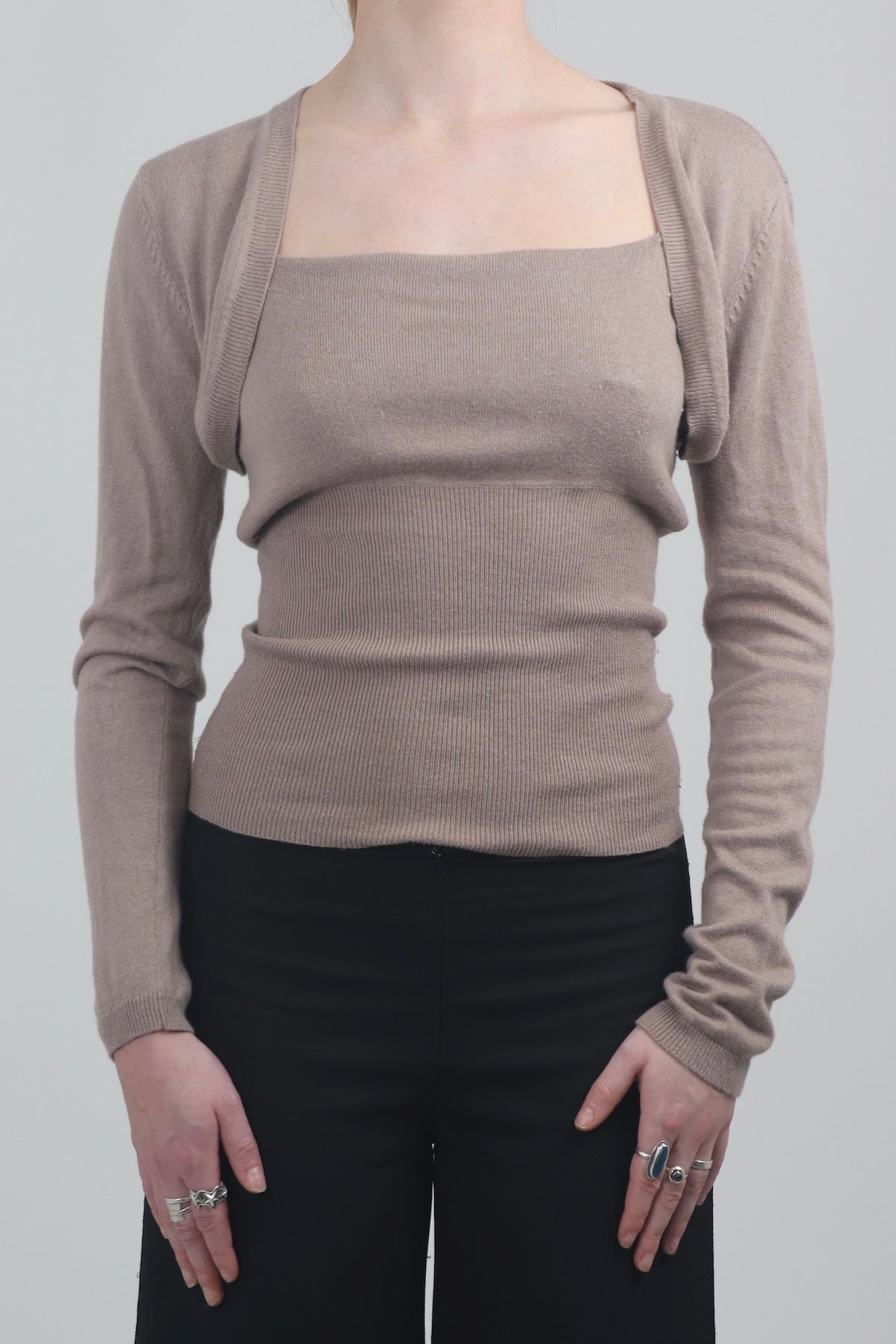 Lola Espeleta Knit Cami And Bolero Set
