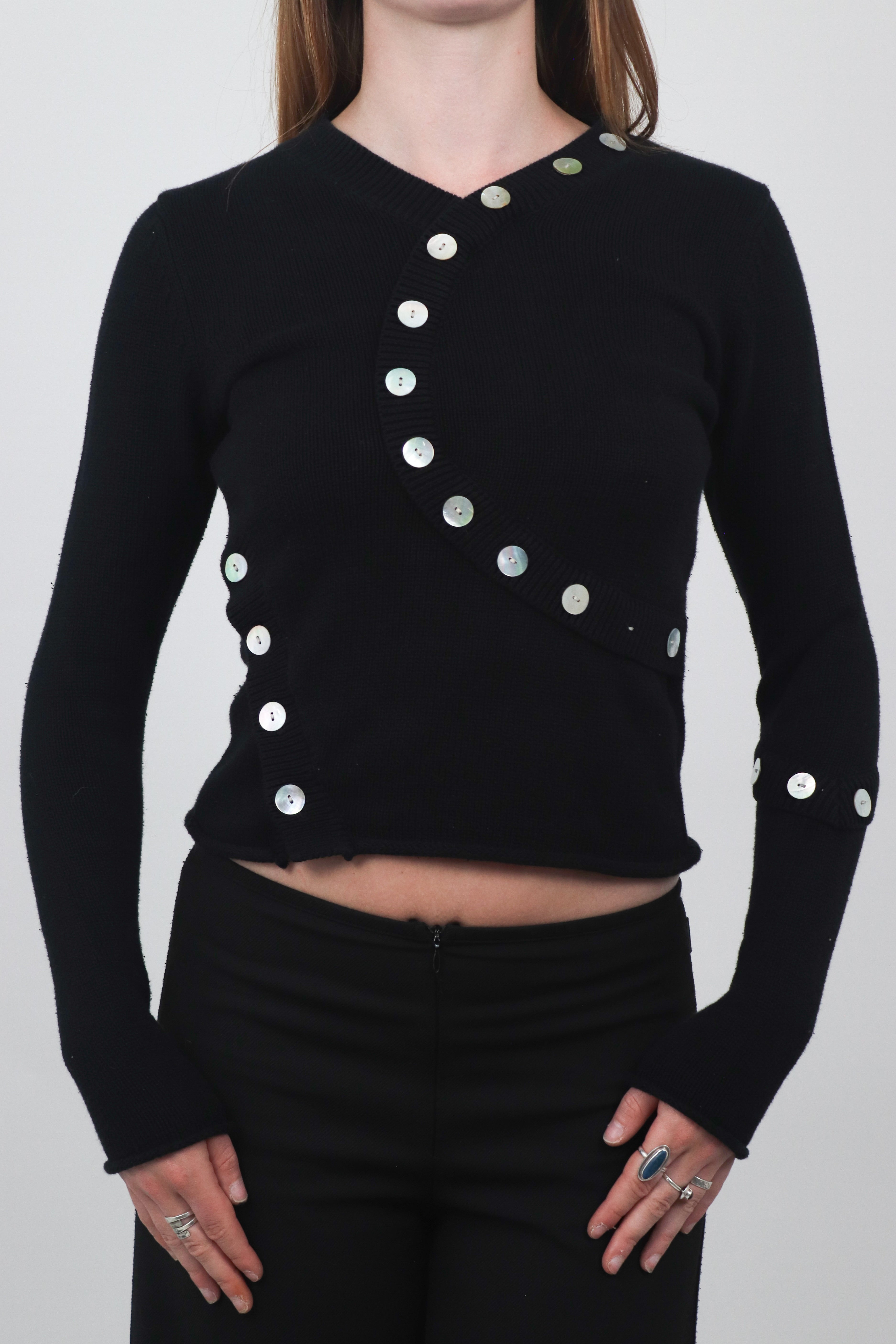 Promod Asymmetric Button Jumper