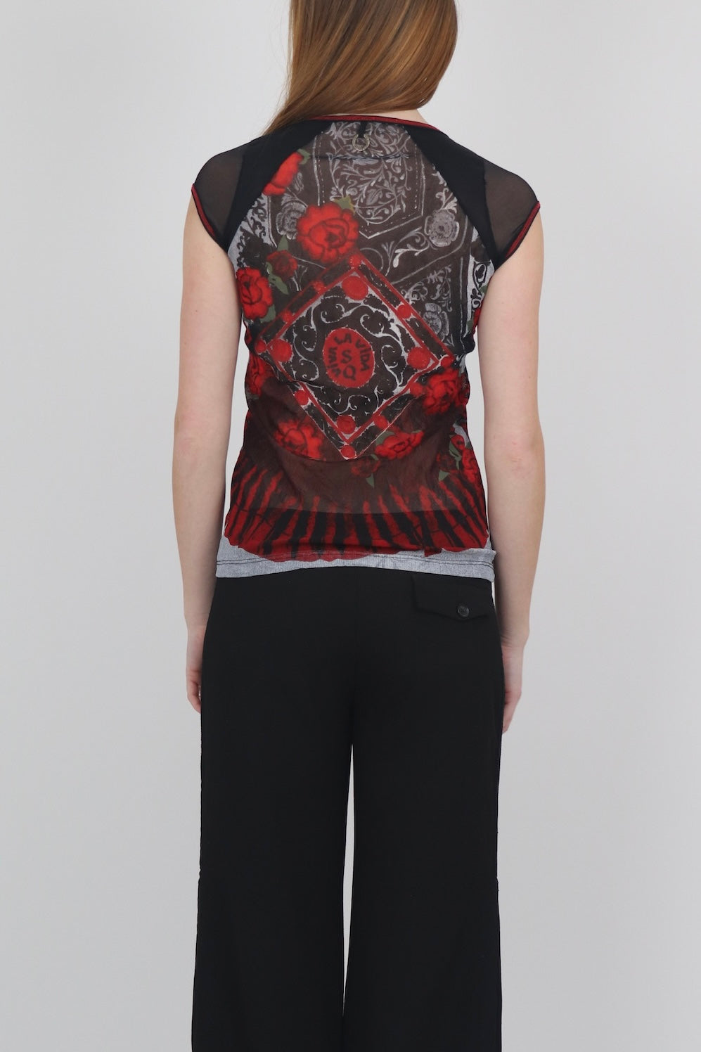 Save the Queen Mesh Top