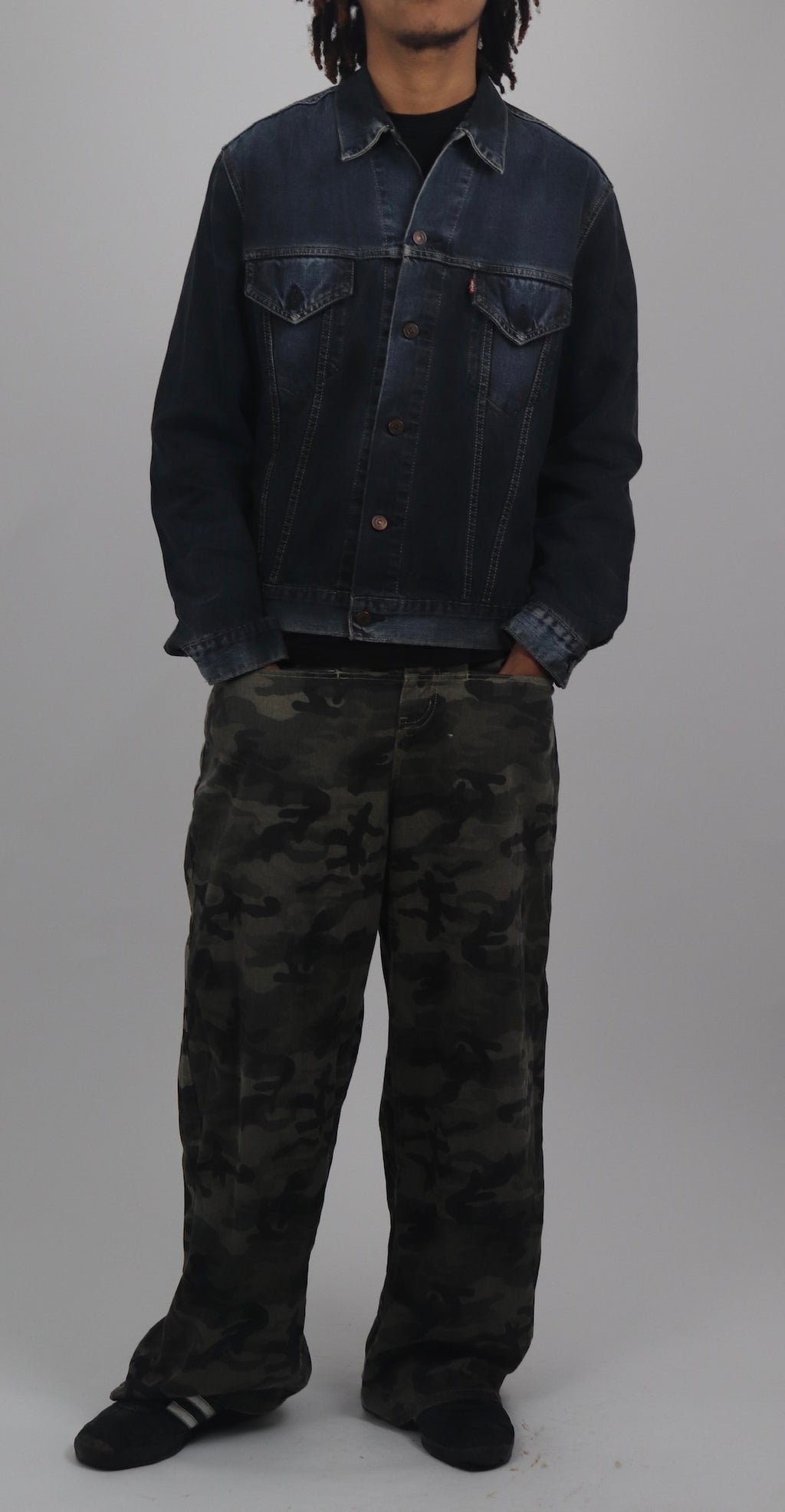Levi's Navy Washed Denim Jacket