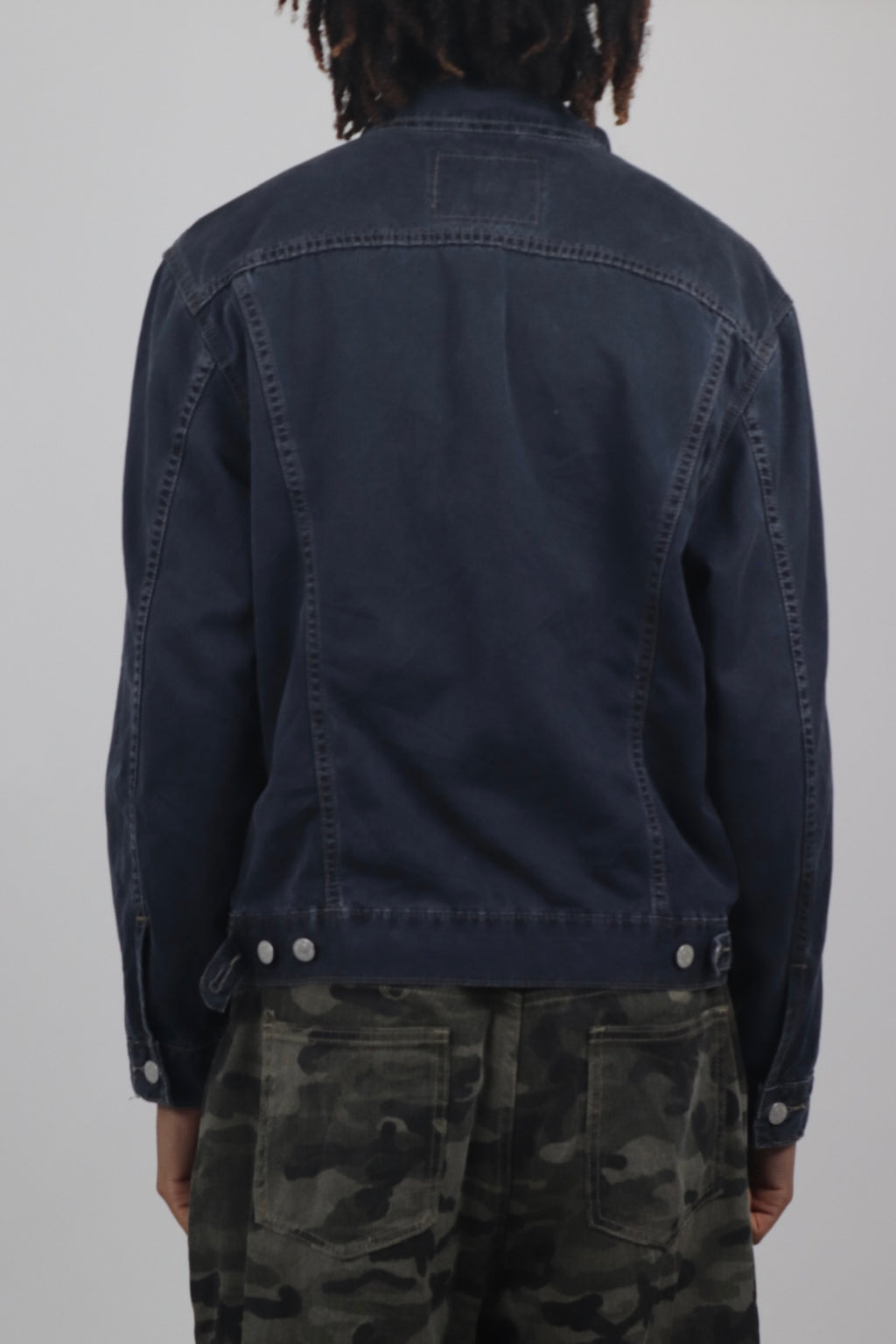 Levi’s Navy Boxy Fit Trucker Jacket