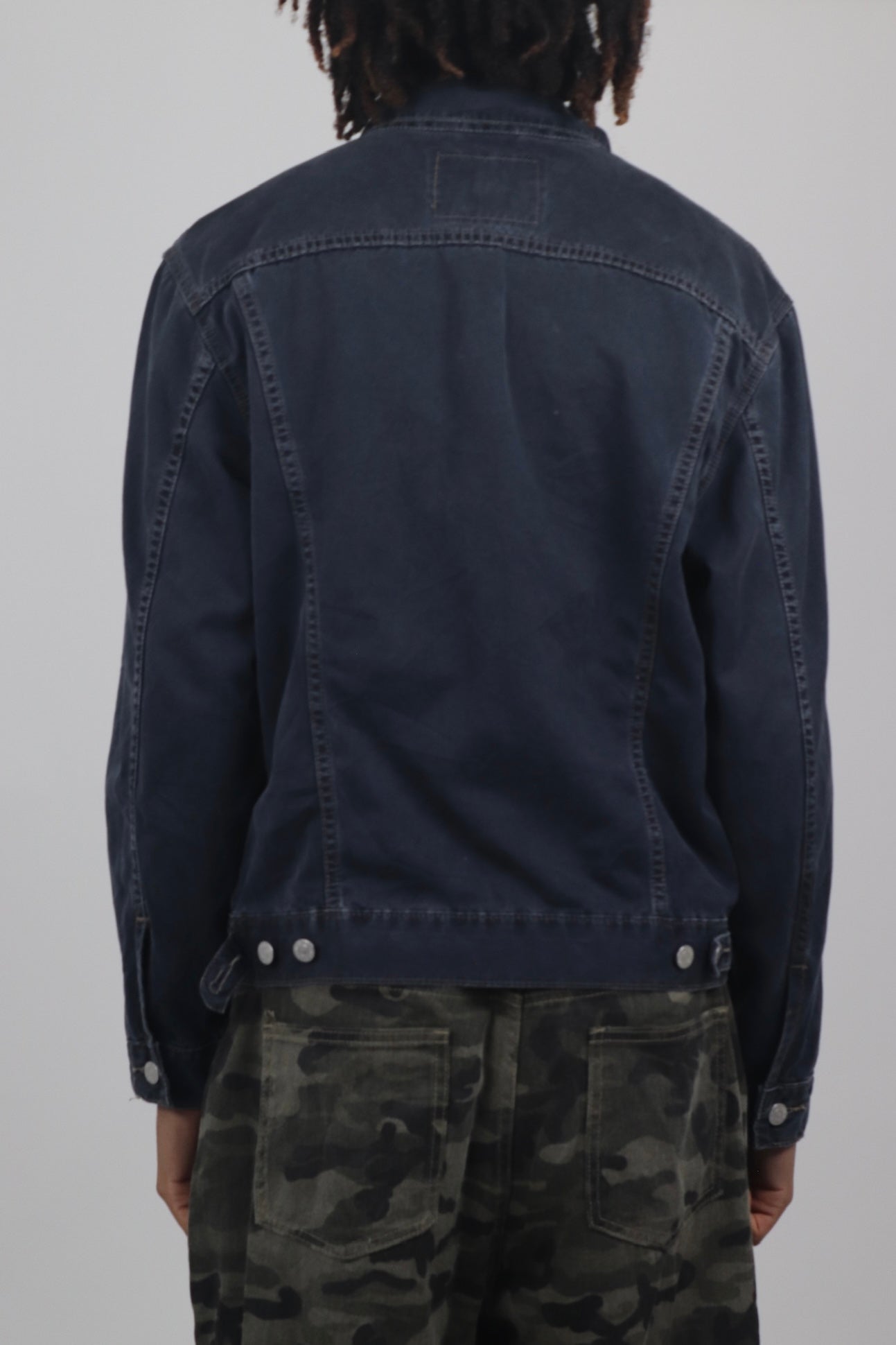Levi’s Navy Boxy Fit Trucker Jacket