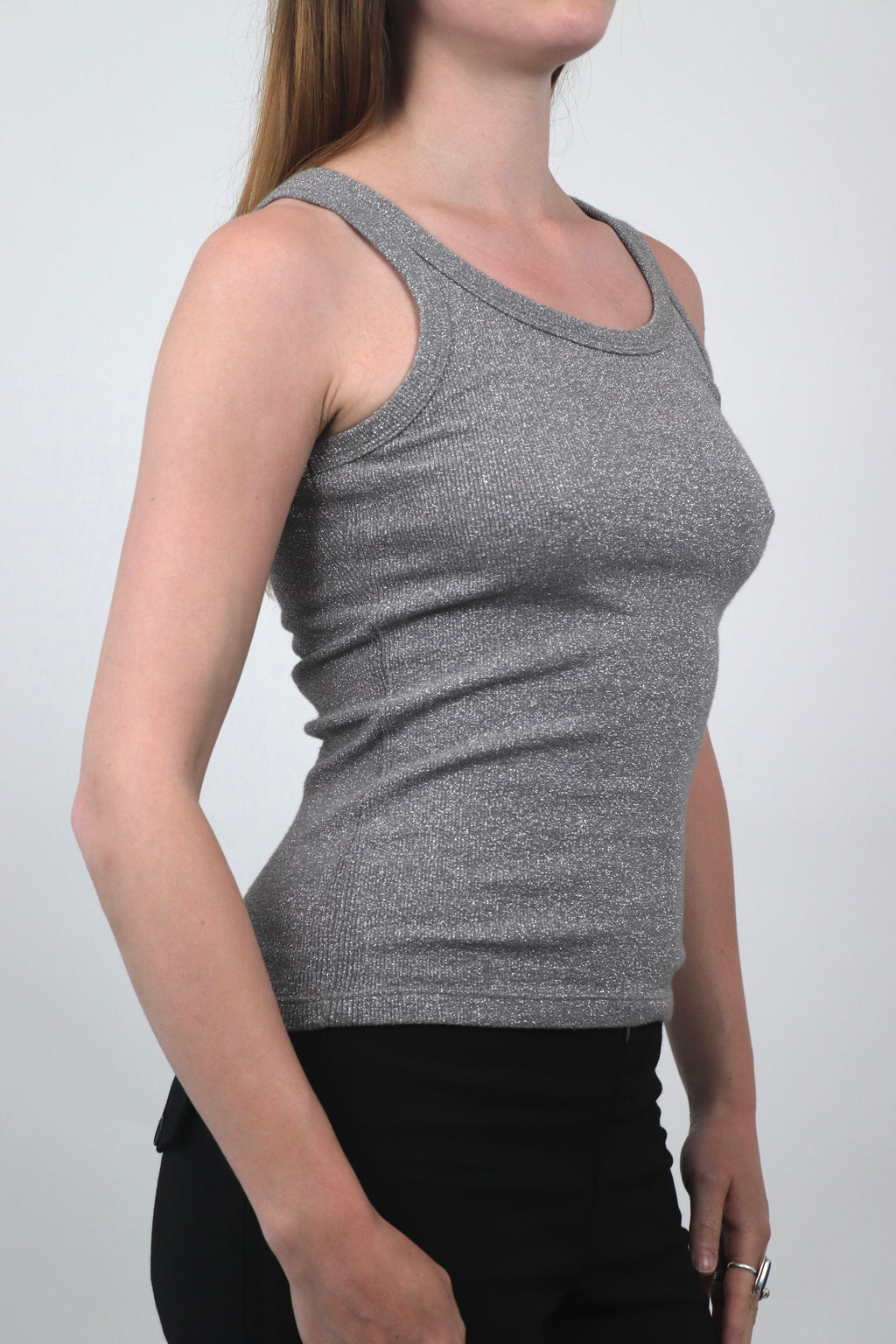 Dark Grey Glittery Tank