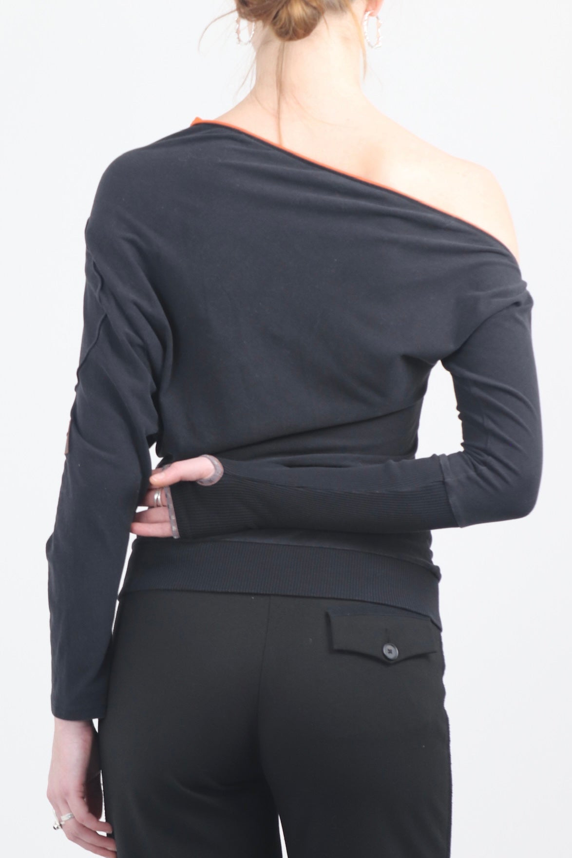 Cop Copine Long-Sleeve Asymmetric Top