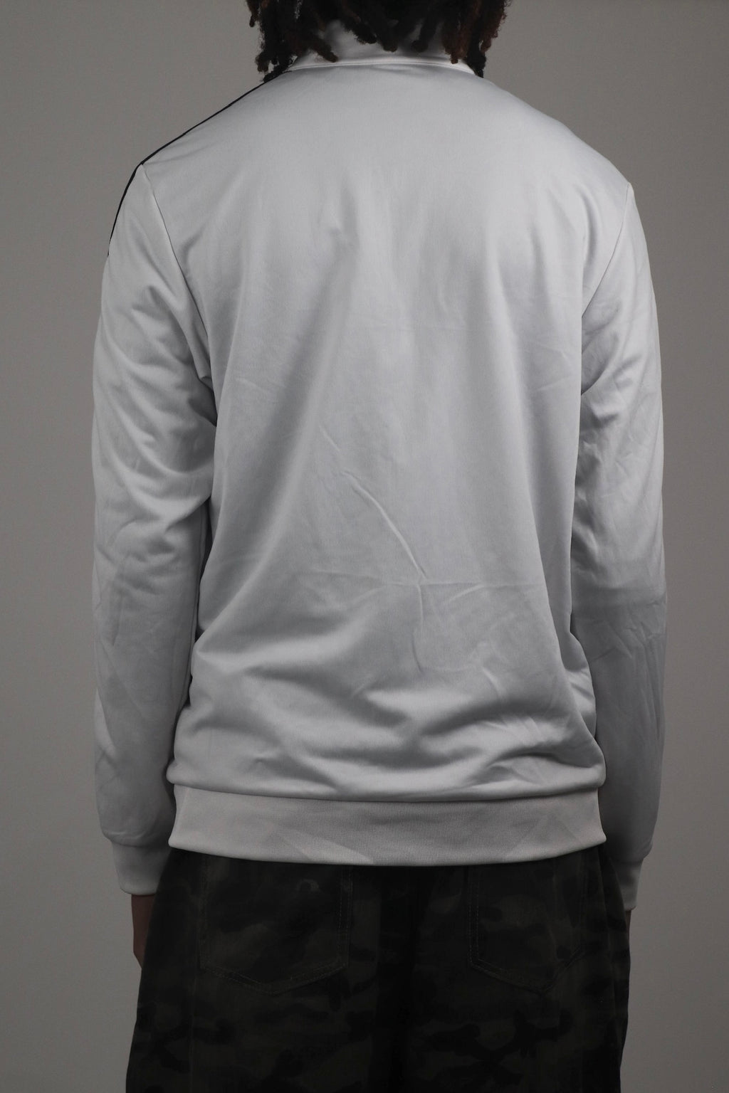 White and Black  Adidas Track Jacket