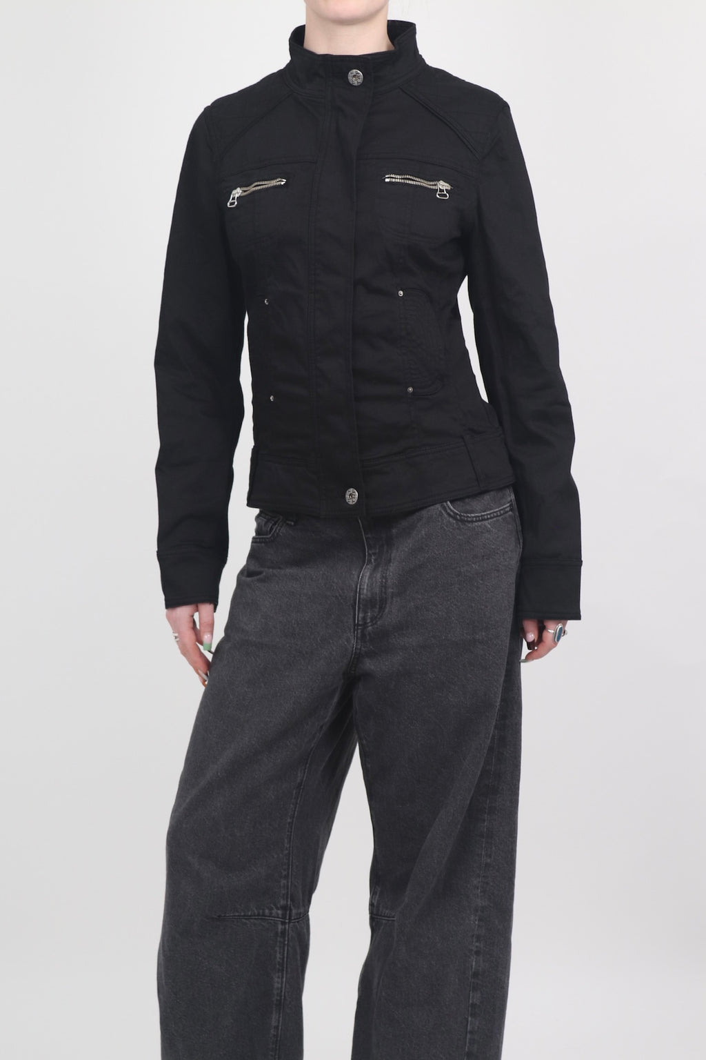 TRF Zip Up Fitted Jacket