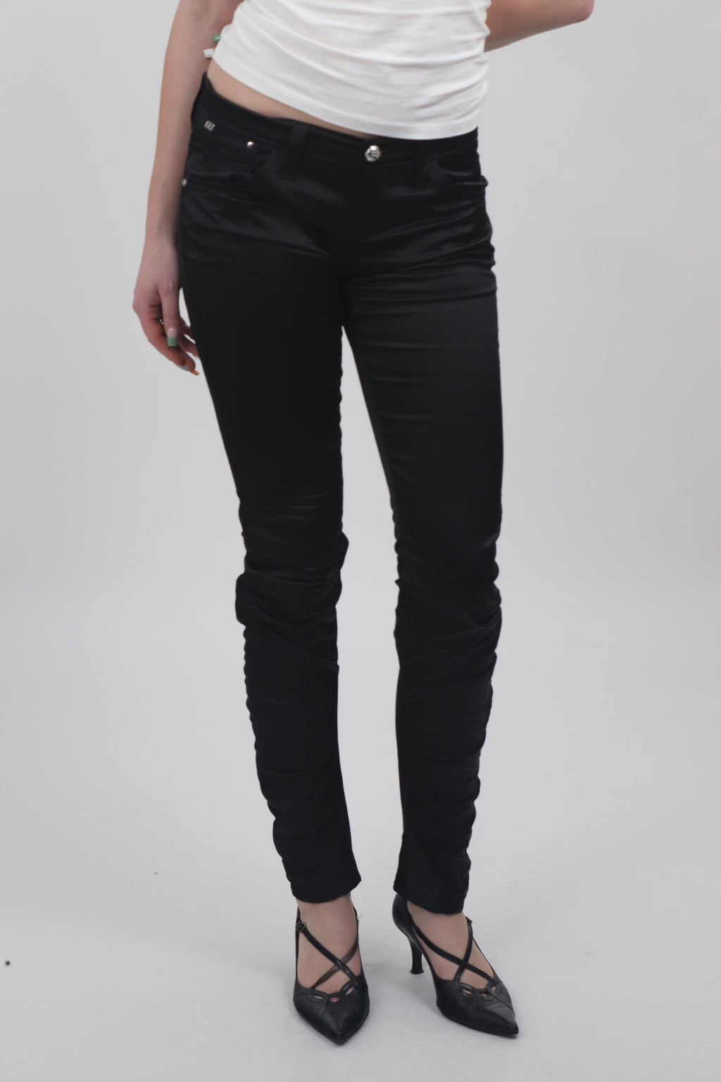 Miss Sixty Ruched Slim Fit Trousers