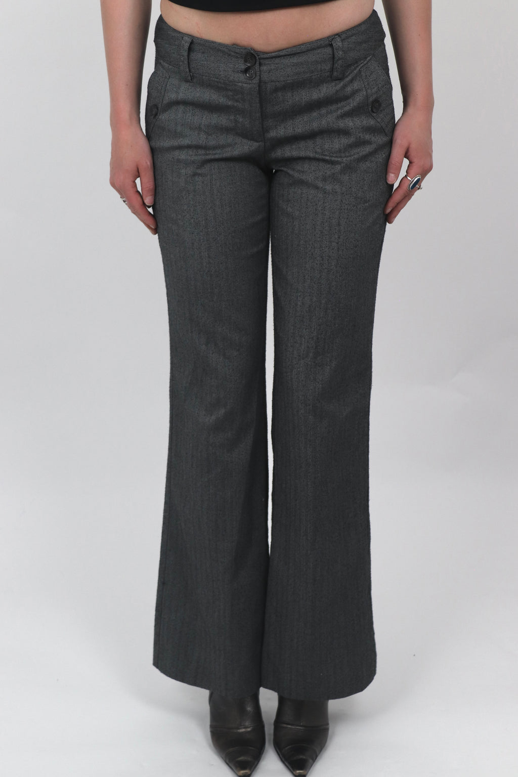 Clockhouse Grey Suit Trousers