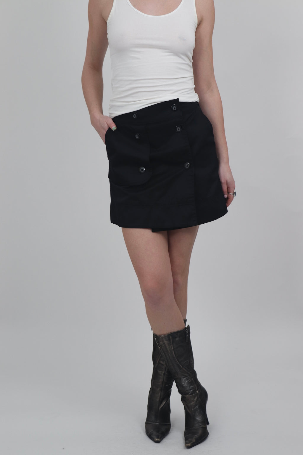 Miss Sixty Button Up Skirt