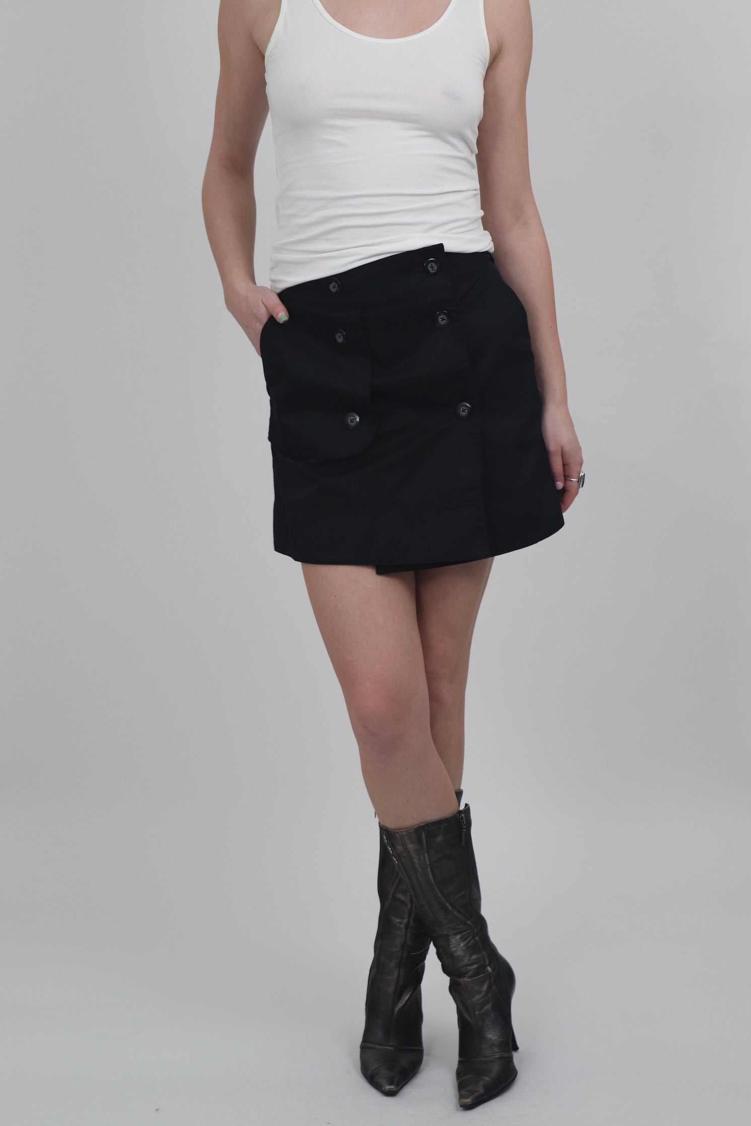 Miss Sixty Button Up Skirt