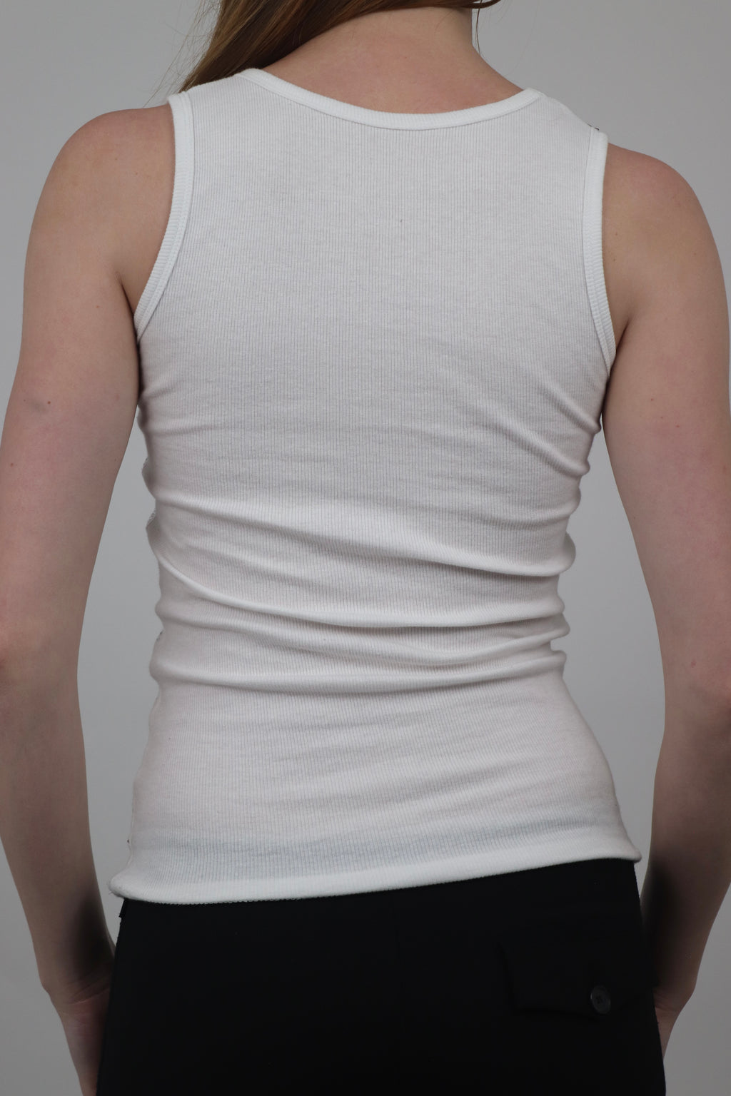 Diamante White Cami Top