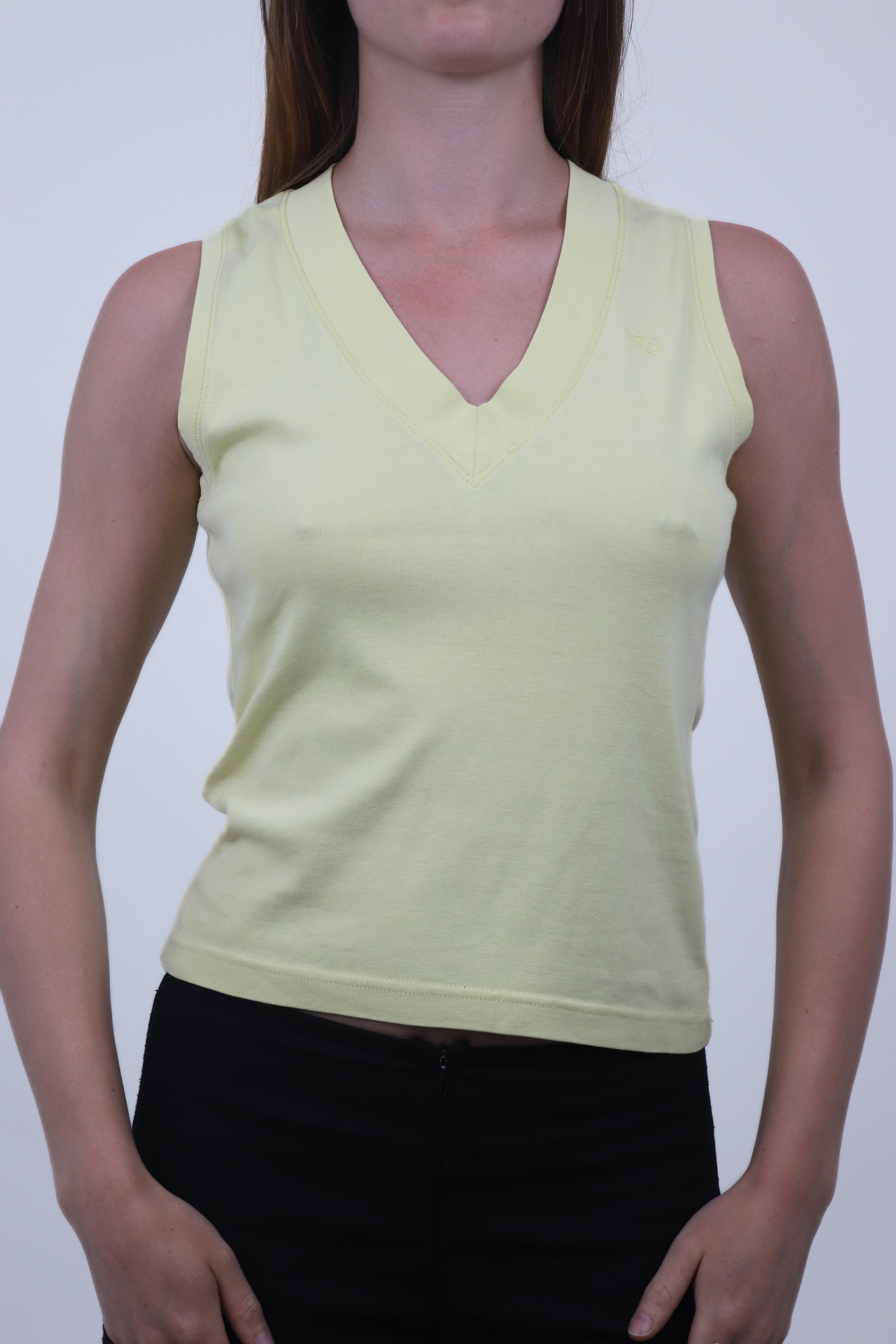 Pale Yellow Esprit Vest Top