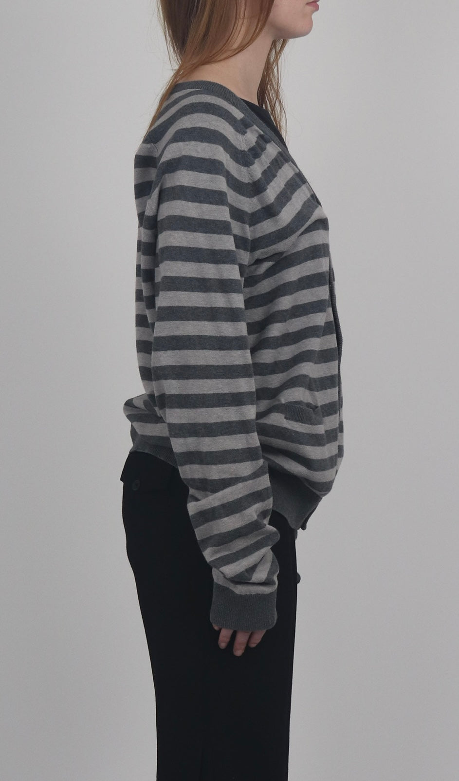 Adidas Striped Cardigan