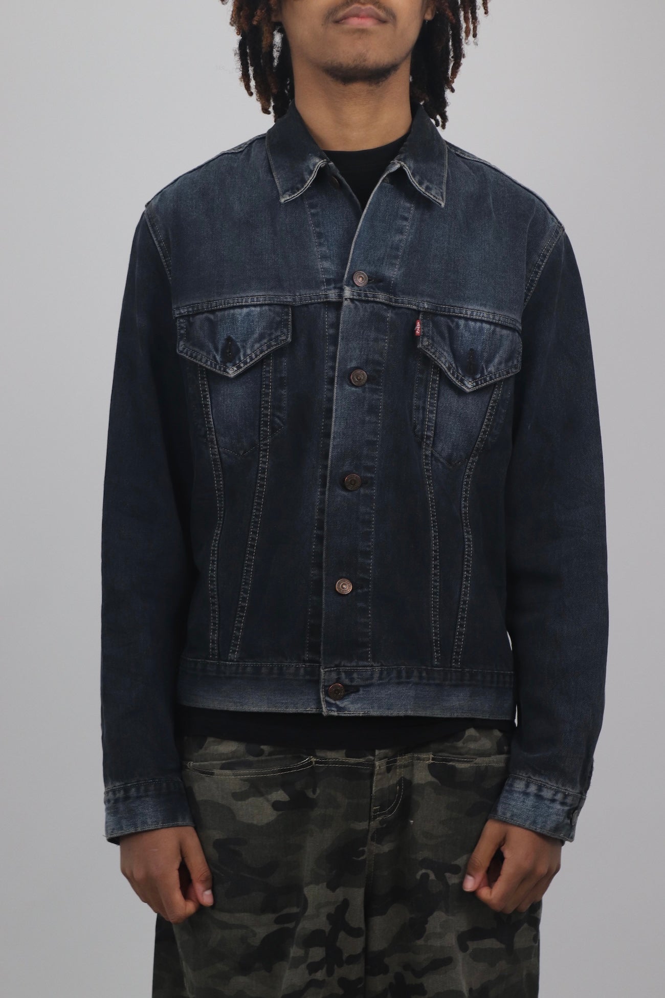 Levi's Navy Washed Denim Jacket