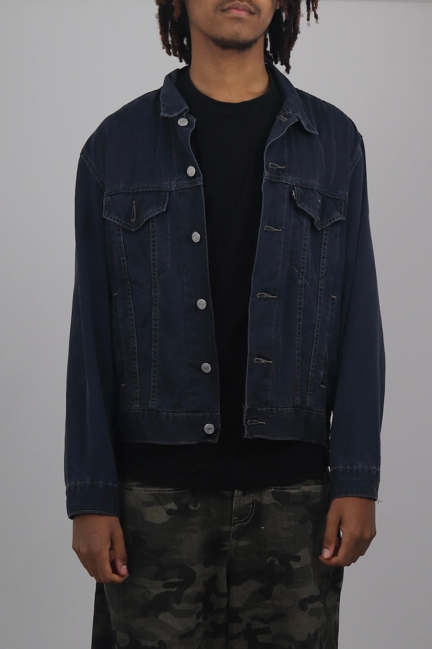 Levi’s Navy Boxy Fit Trucker Jacket